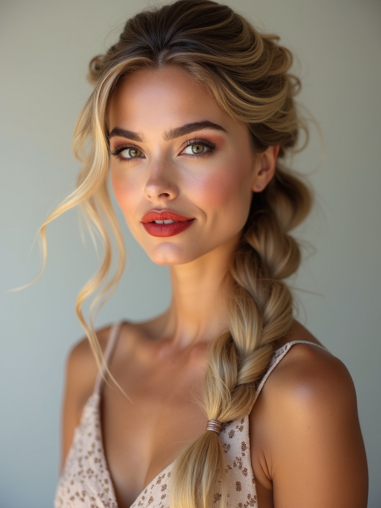 whimsical braids and texture