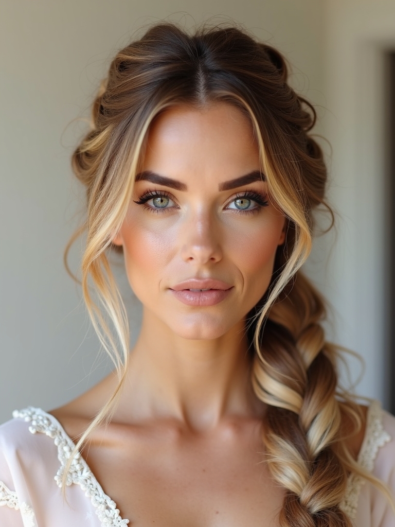 whimsical floral braided hairstyles