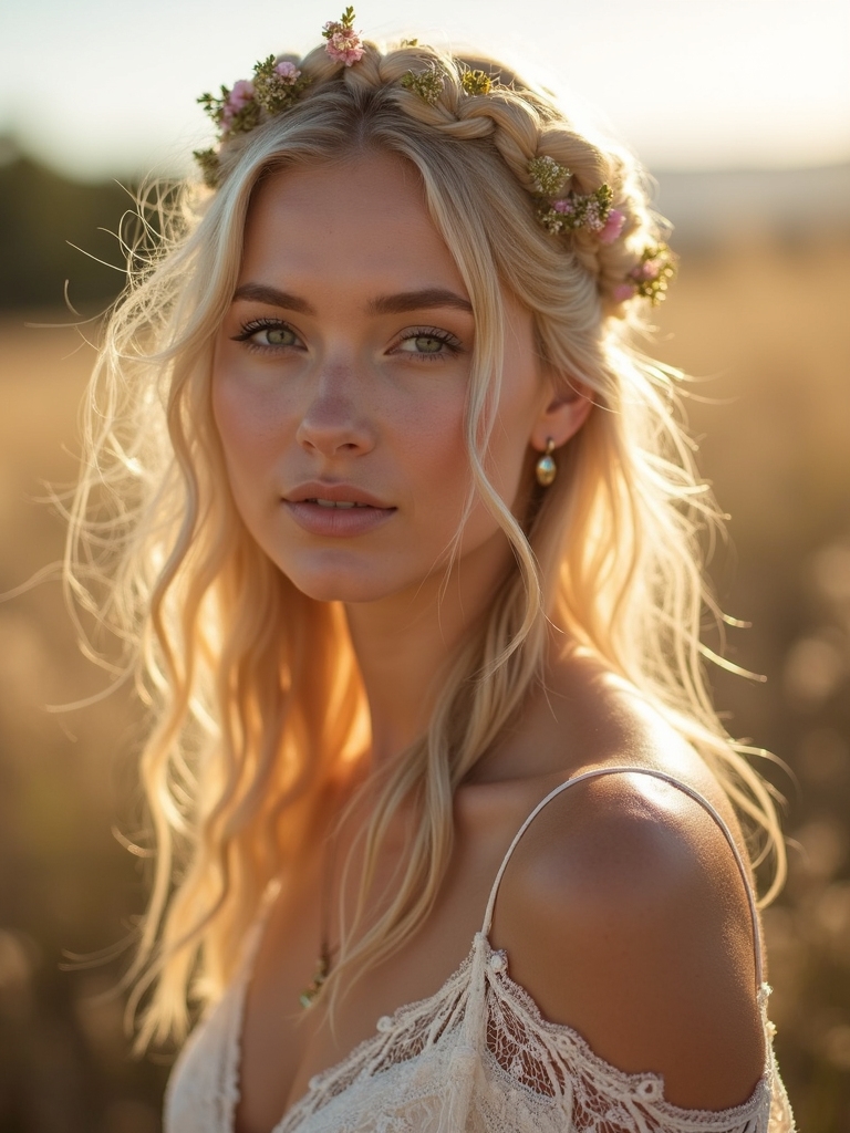 windswept crown braid tutorial