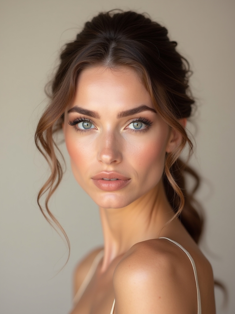wintry glow for blue eyes