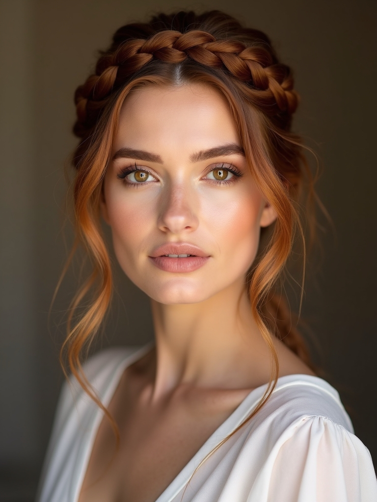 woven twist bridal crown